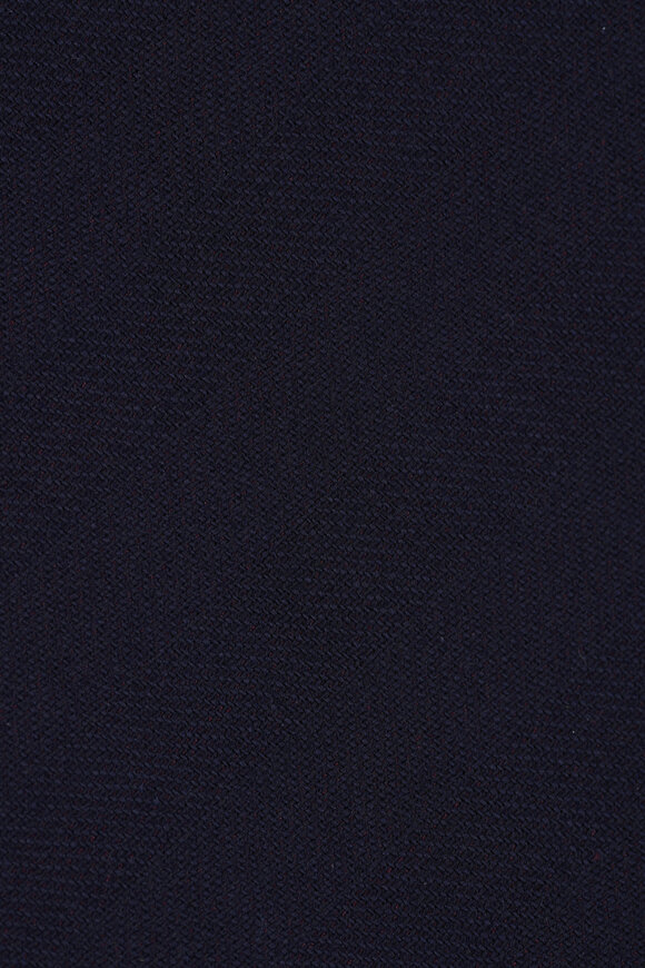 Brioni Deep Purple Herringbone Wool & Silk 160's Necktie - view 2