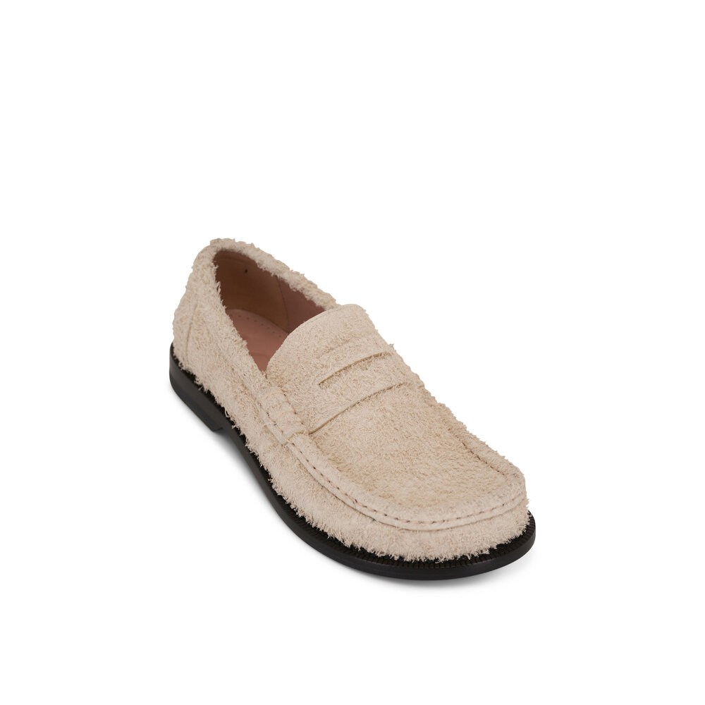 Loewe - Campo Canvas Brushed Suede Loafer | Mitchell Stores