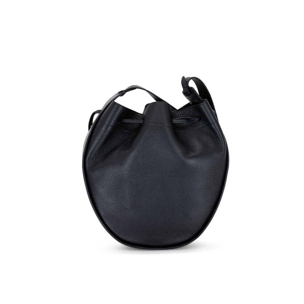 バッグ THE ROW Owen Pouch Grain Leather black The Row - Owen leather pouch The Row