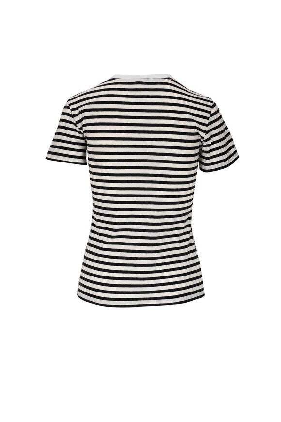 Nili Lotan - Eloric Black & Ivory Stripe Tee