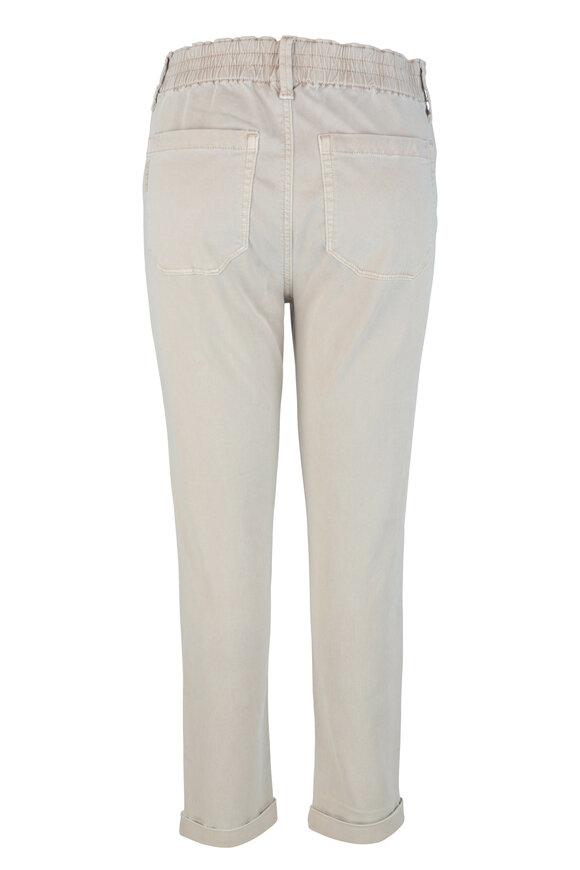 Paige - Christy Vintage Warm Sand Drawstring Cuffed Pant