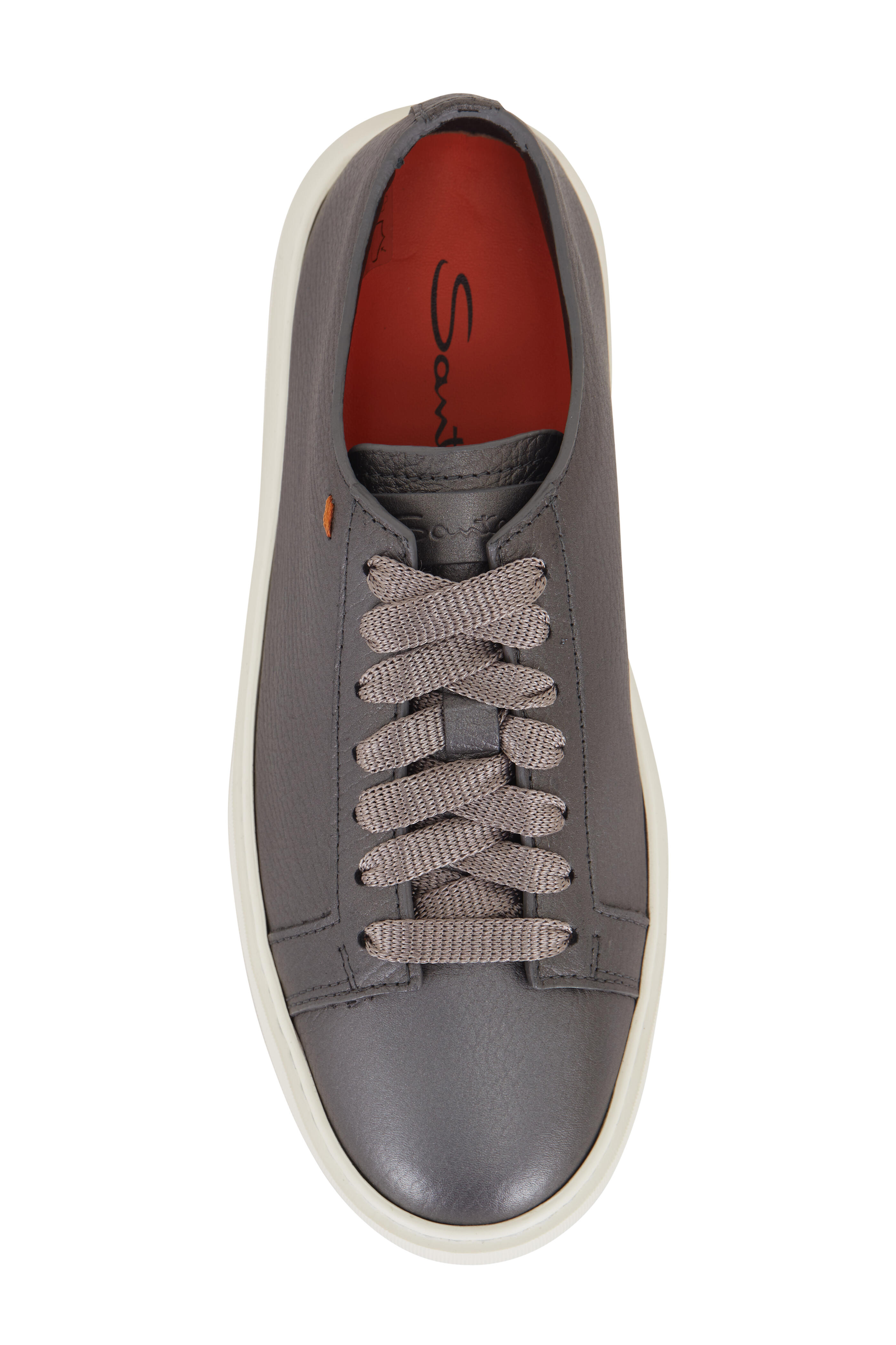 SANTONI SPORT - Leather Sneakers