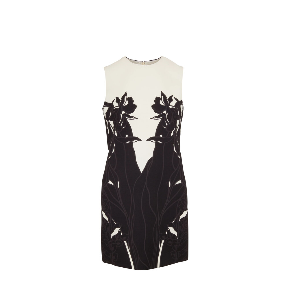 valentino silk shift dress Valentino Silk Mini Dress - Neutrals Dresses, Clothing - VAL564841