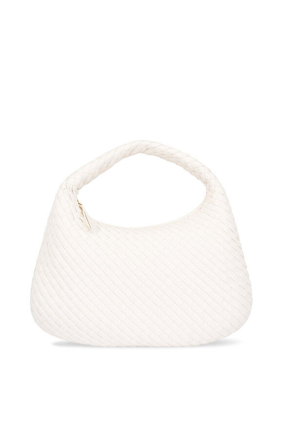 Bottega Veneta Veneta Alabaster Intrecciato Leather Shoulder Bag - view 1