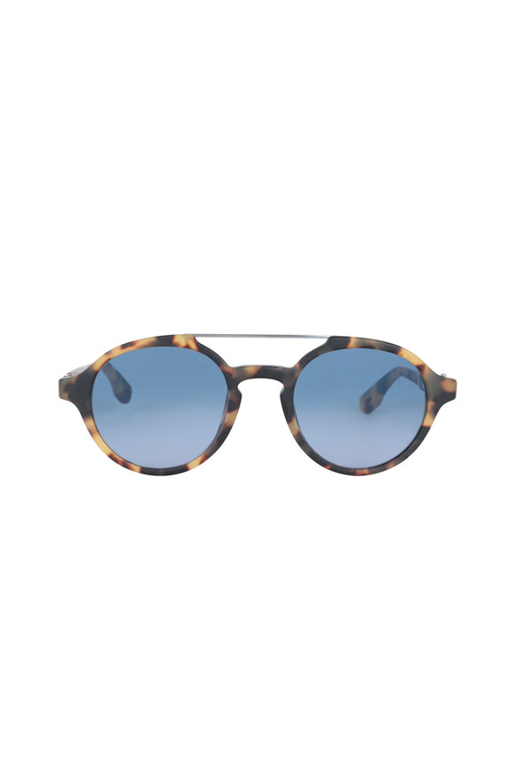Kiton - KT504S Sole Tortoise Blue Lens Sunglasses