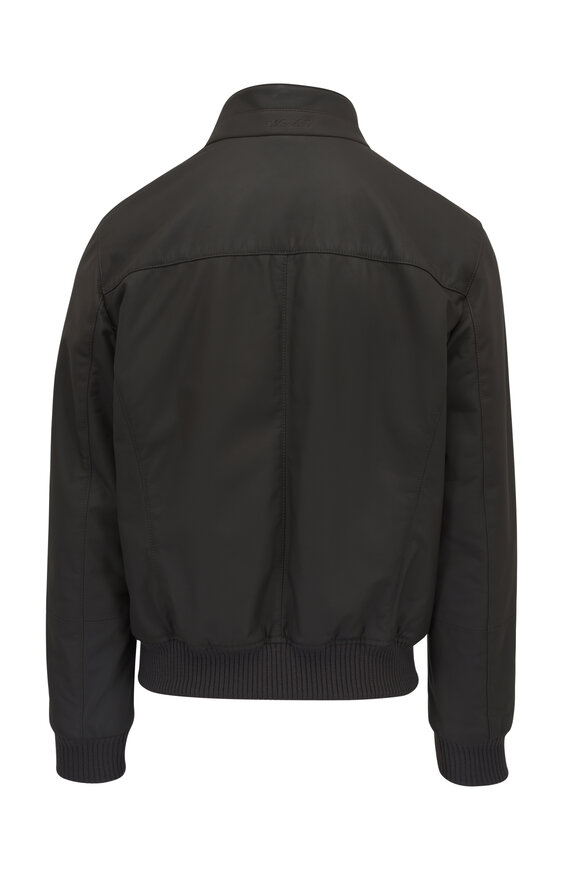 Mandelli - Brown Nappa Leather Jacket