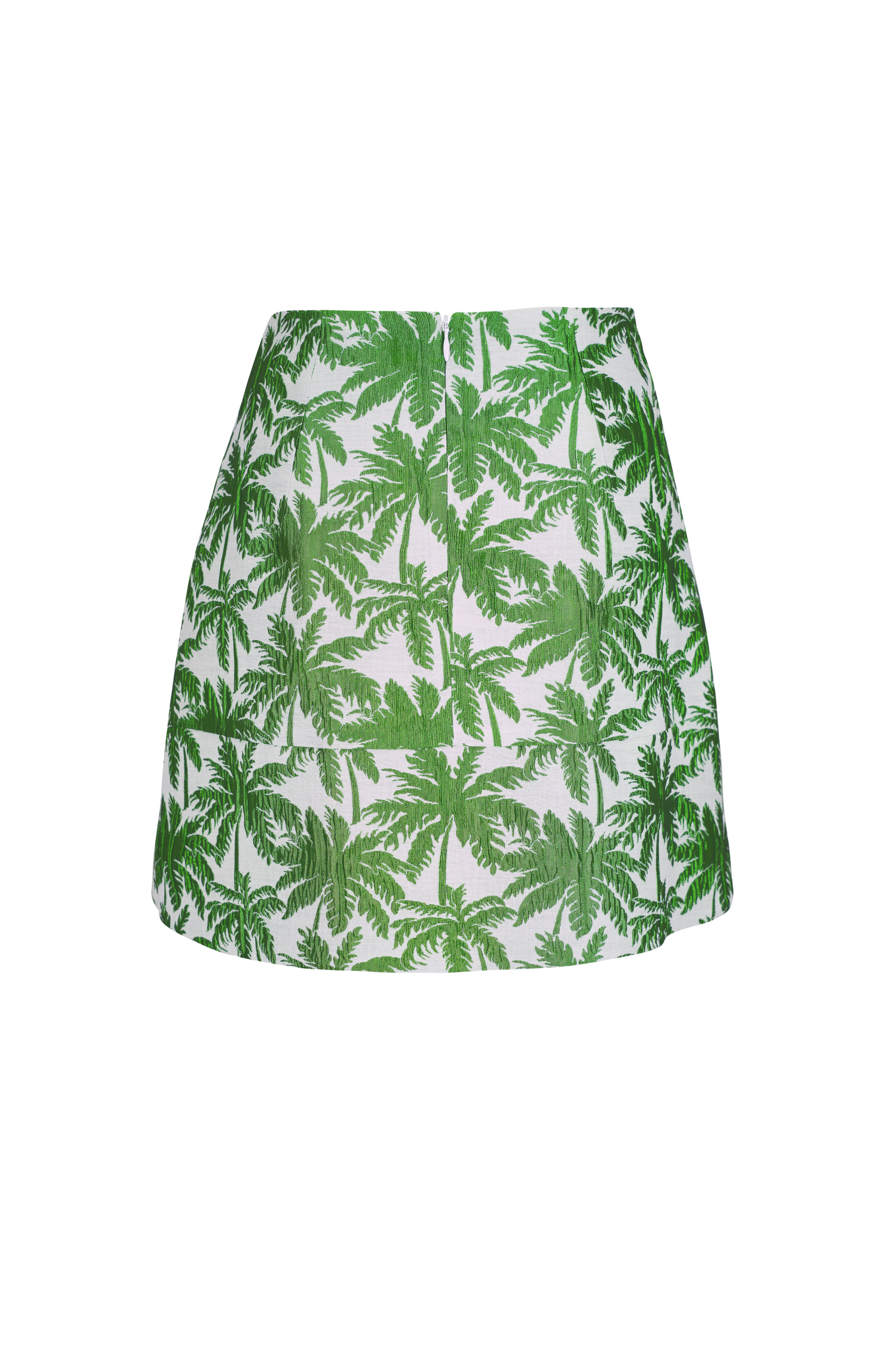 La DoubleJ - Jacquard Matelasse Tropicana Mini Skirt