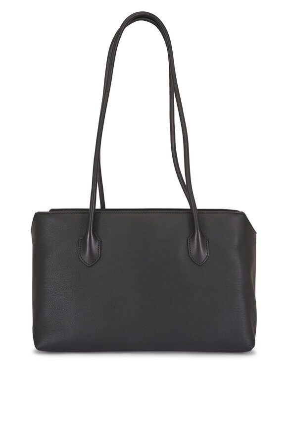 The Row Terrasse Black Nubuck Leather Shoulder Bag - view 1