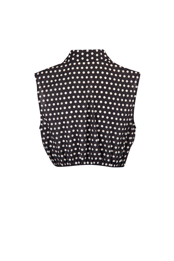 Frame Black & White Polka Dot Top - view 2
