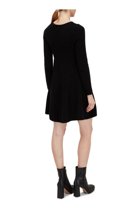 Khaite - Fleurine Black Knit Dress 