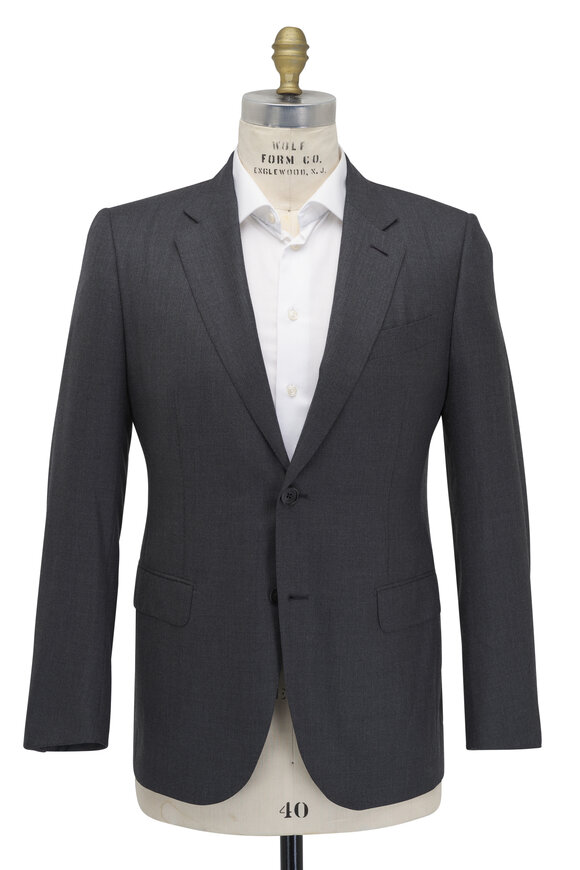 Zegna - Charcoal Cashmere Suit