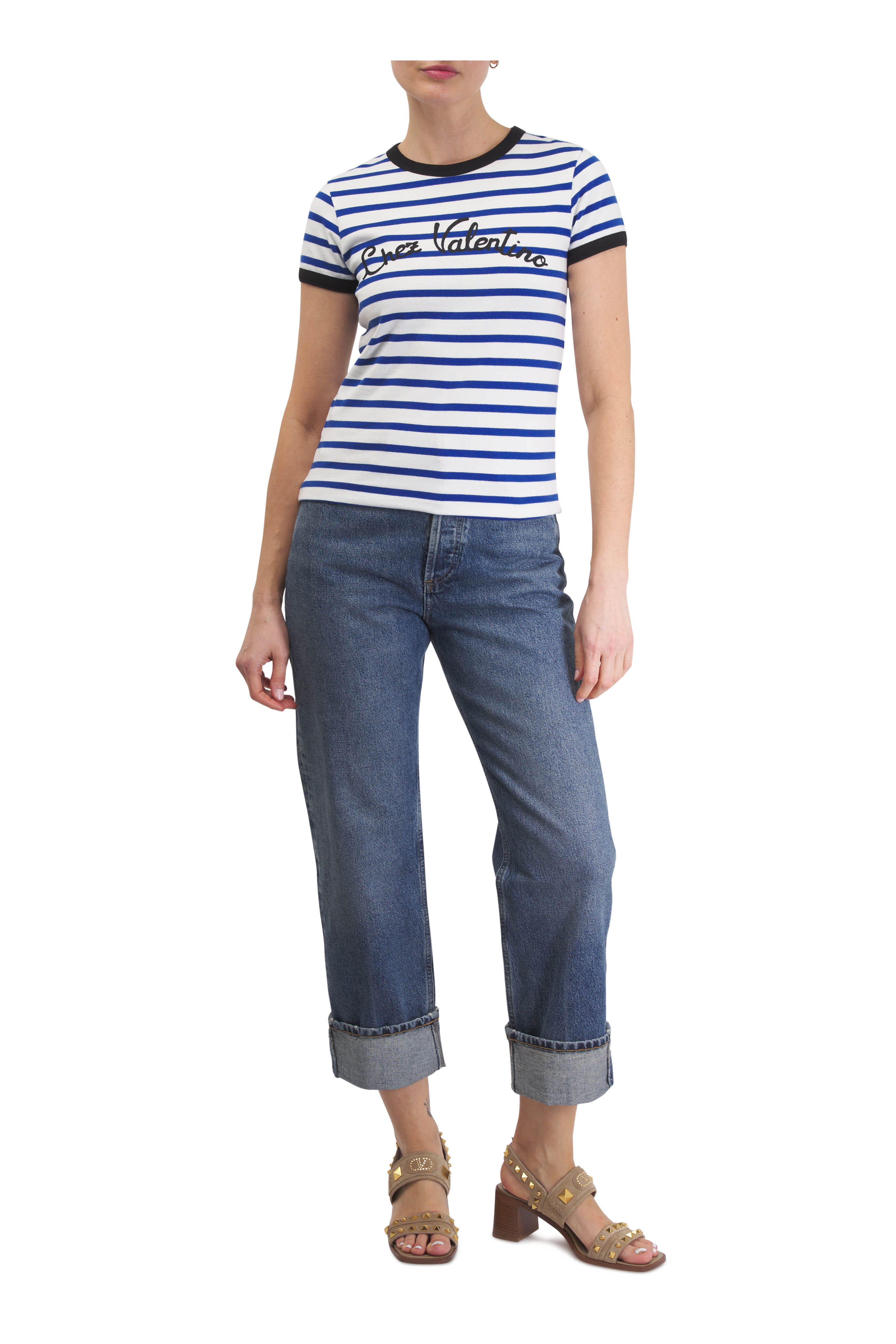 Valentino Garavani - Plaster Caster Desert Studded Suede Sandal, 60mm