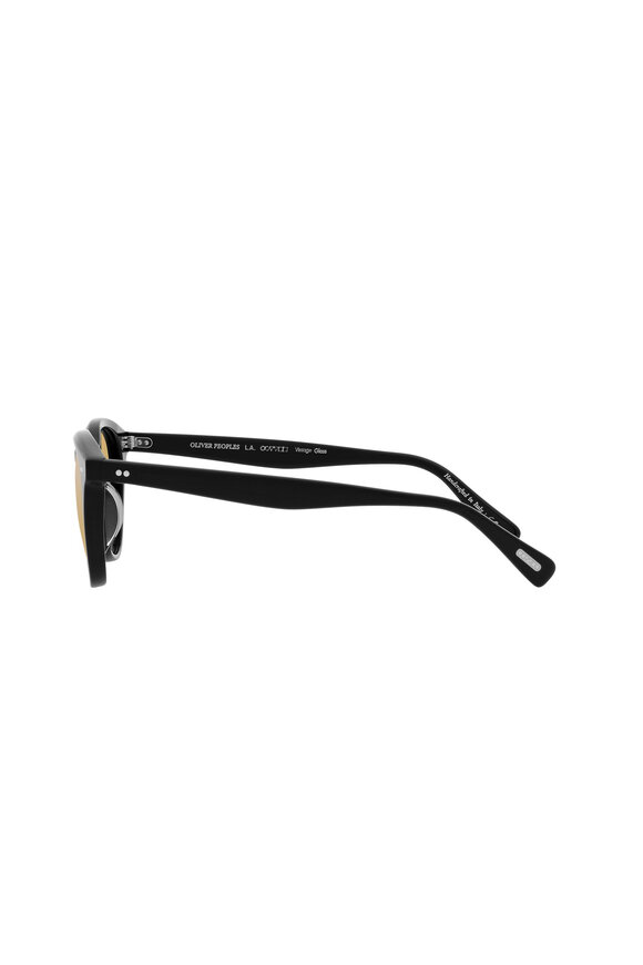 Oliver Peoples Desmon Sun Black & Yellow Sunglasses - view 7