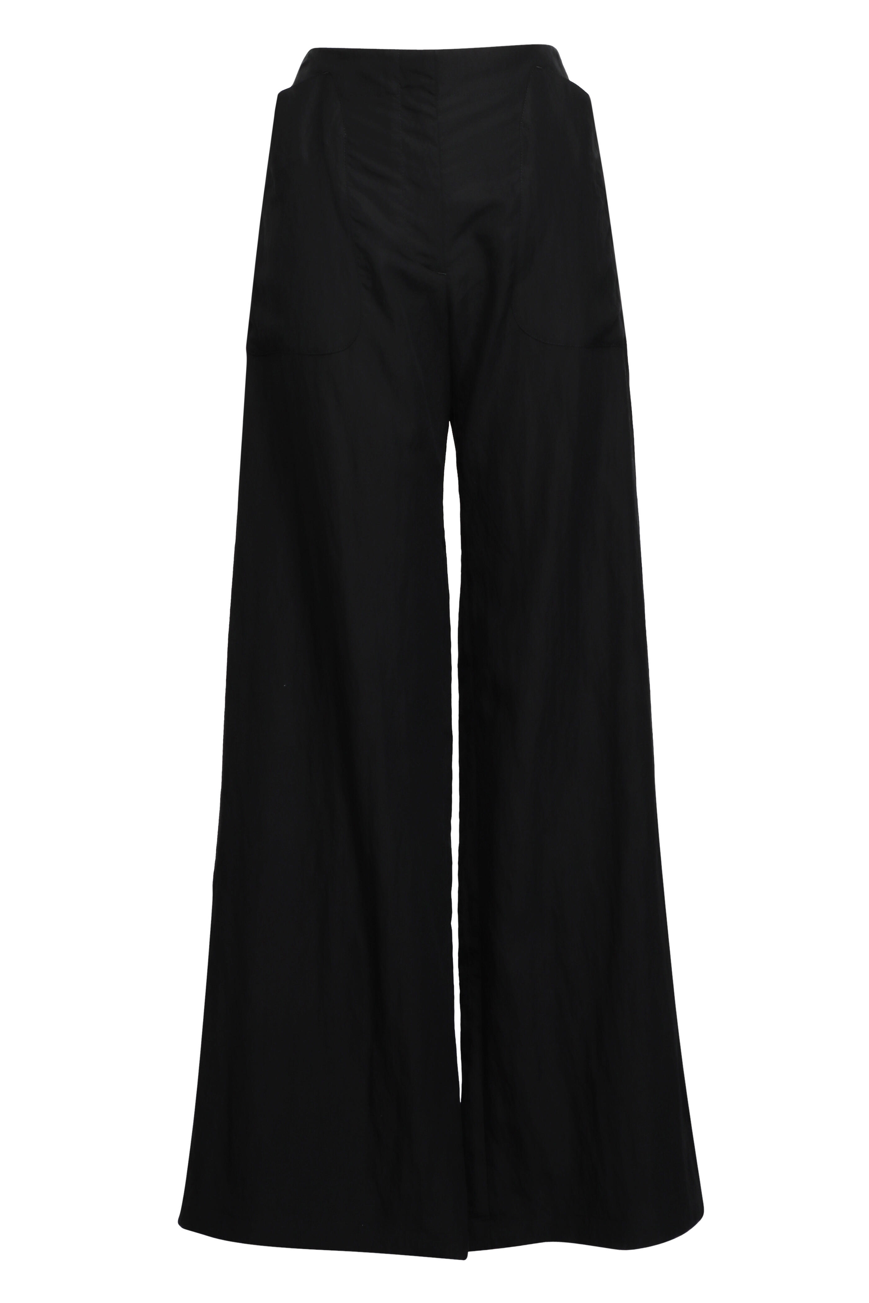 Zero + Maria Cornejo - Eda Black Para Drape Wide Pant