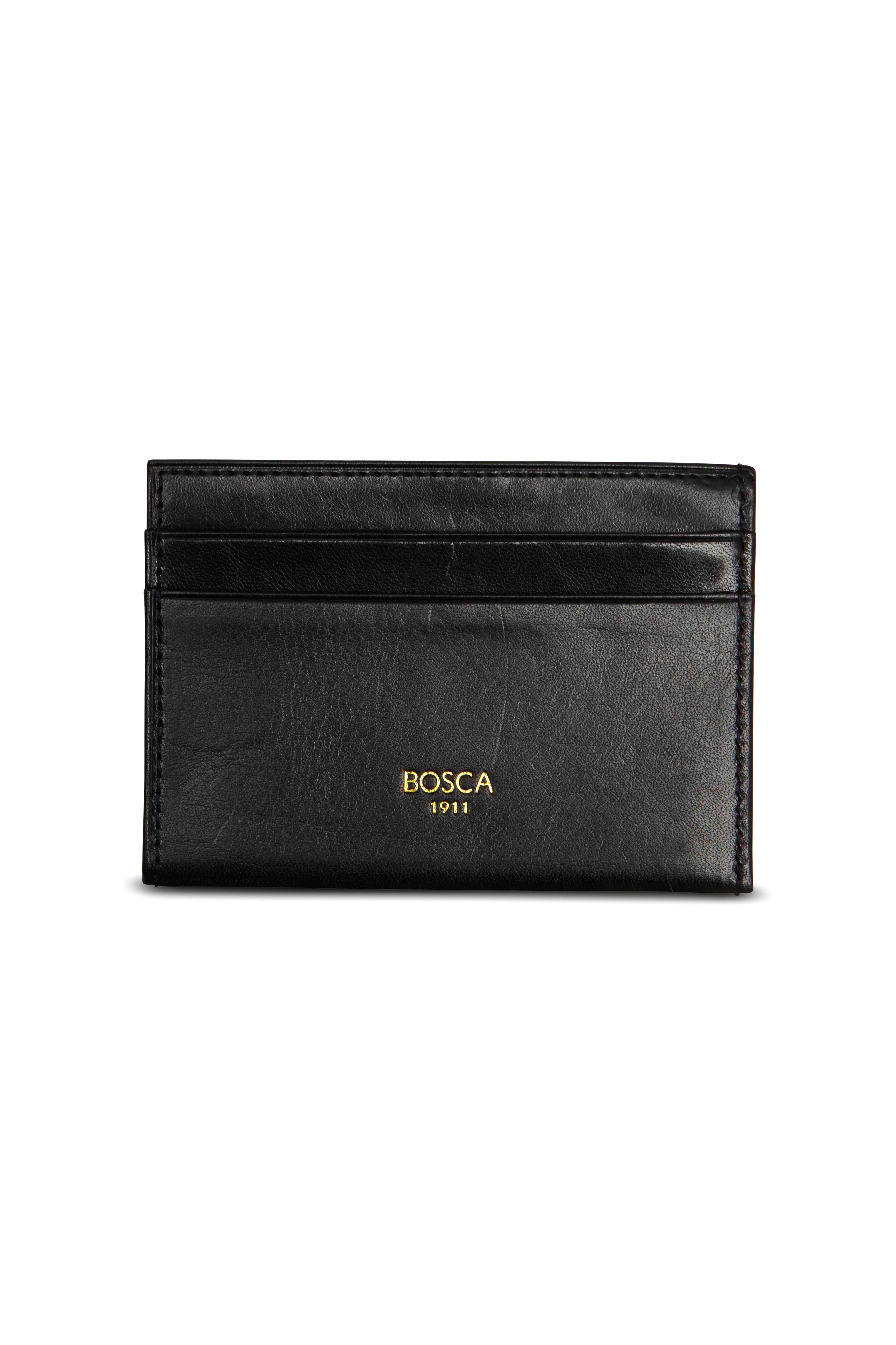 Bosca - Black Leather Weekend Wallet | Mitchell Stores