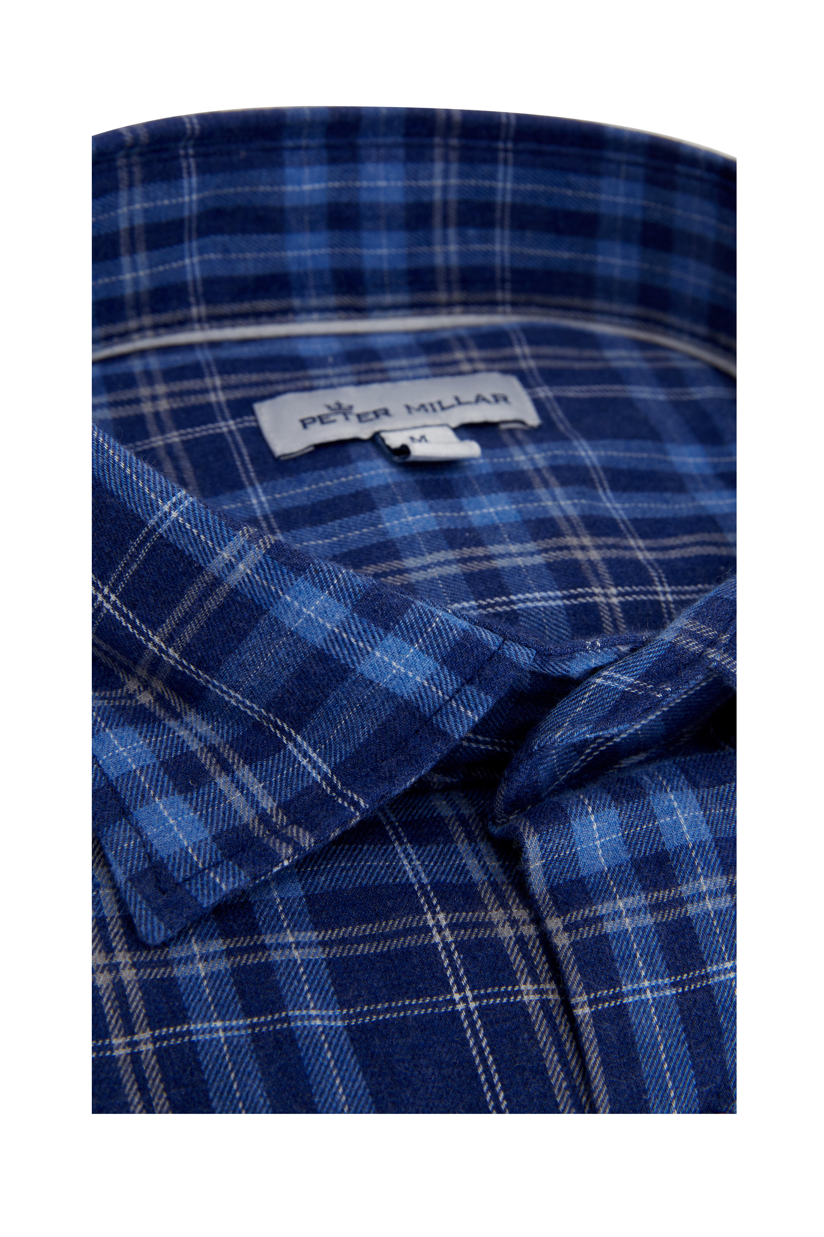 Peter Millar - Thetford Mines Atlantic Blue Cotton Sport Shirt