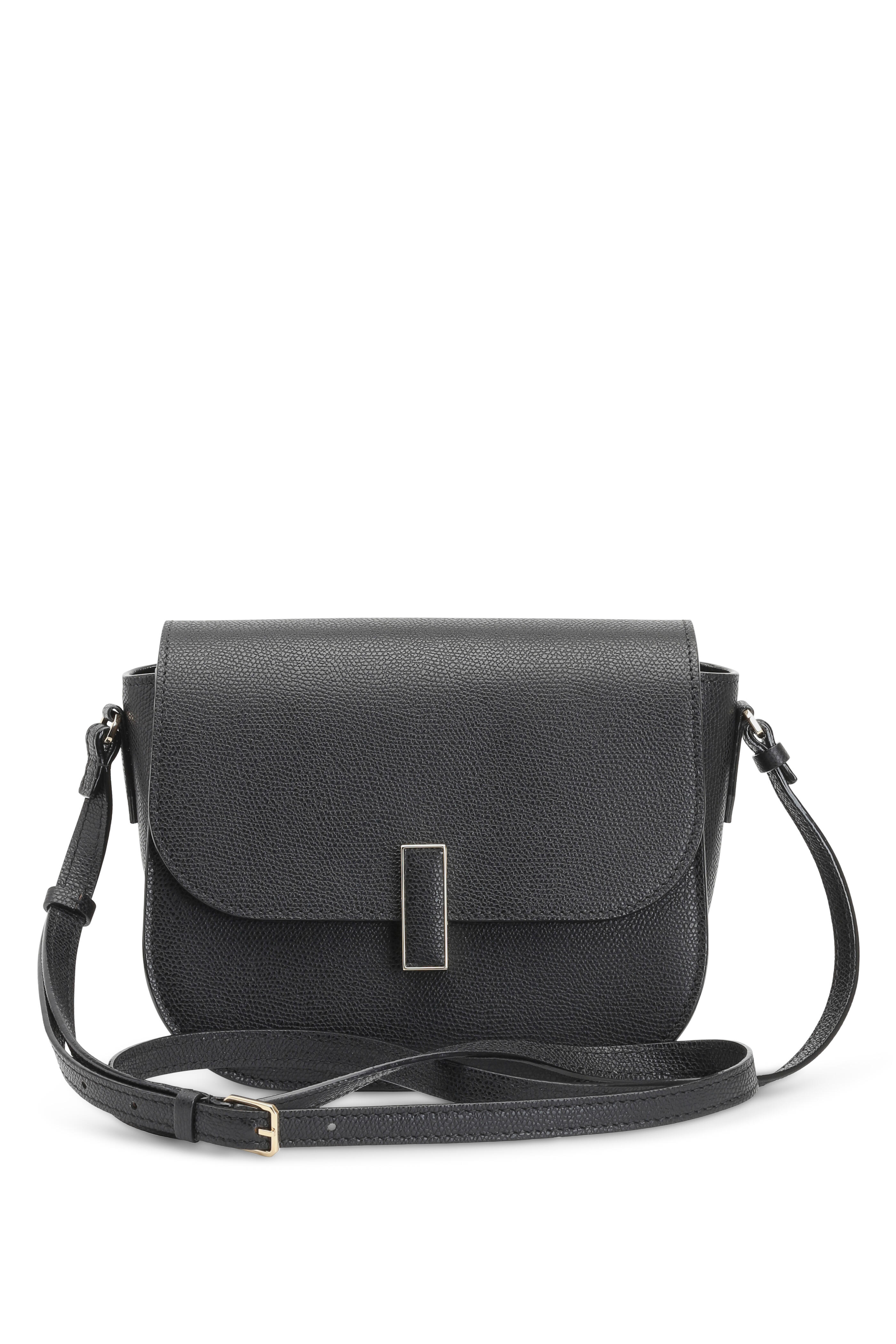 Vimoda Leather black silver two-tone cross body / shoulder small bag