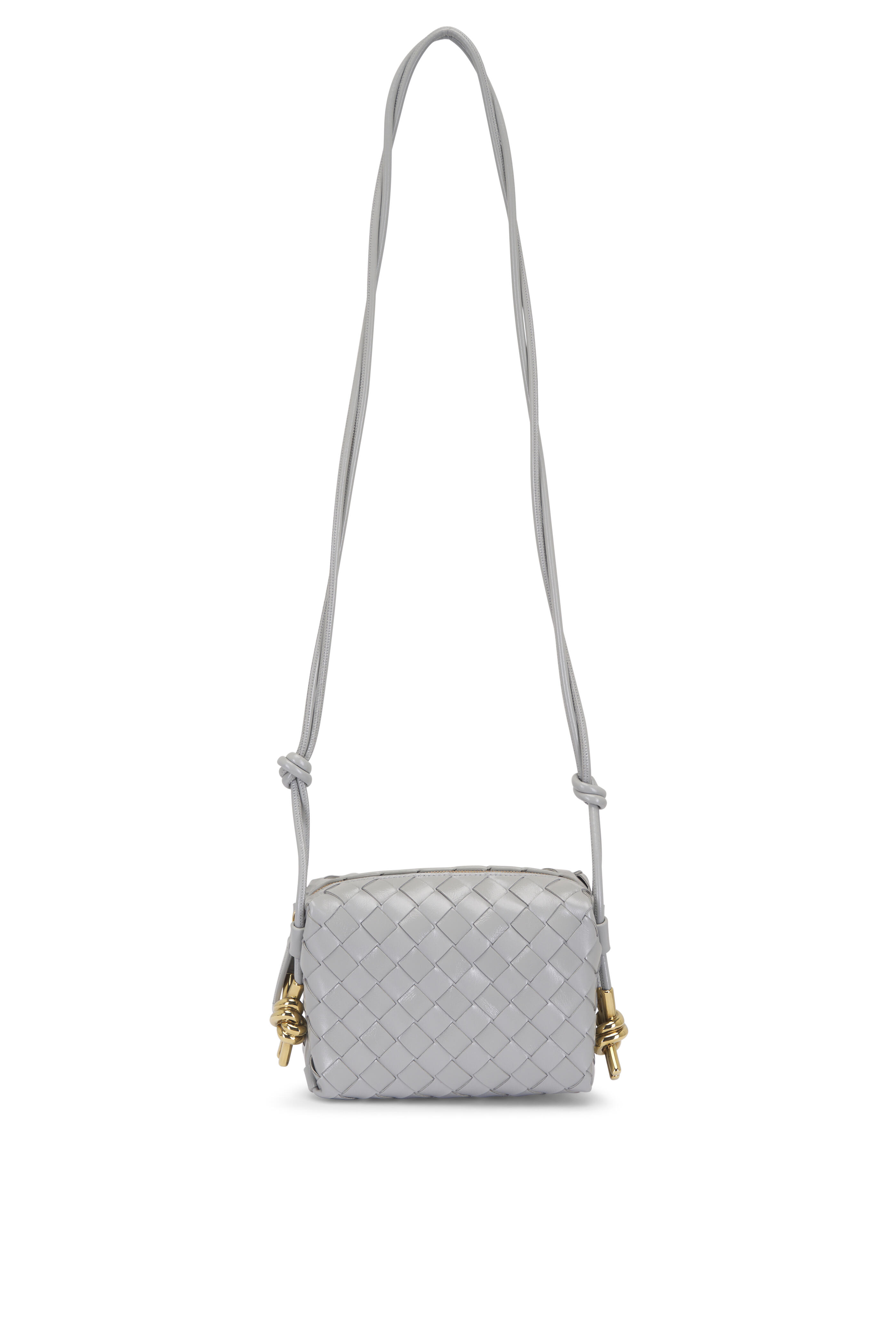 Bottega Veneta - Mini Loop Agate Leather & Metal Crossbody