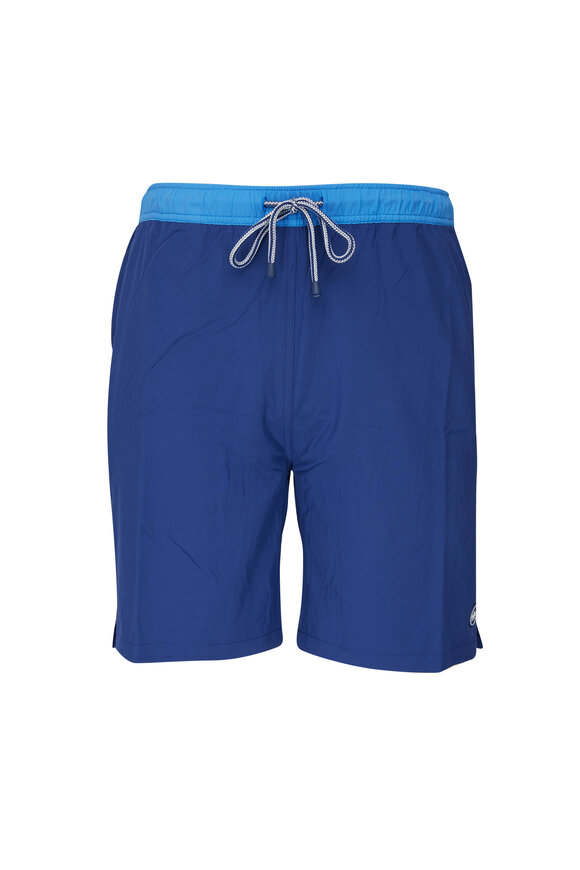 Peter Millar - Crown Club Atlantic Blue Swim Trunks