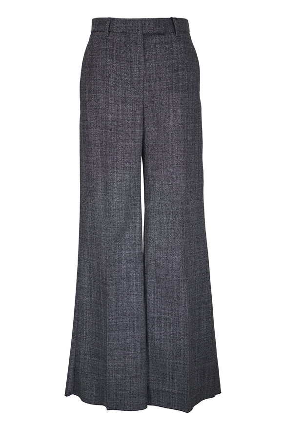 Thom Browne - Gray Wool High-Rise Cuffed Pant | Mitchell Stores