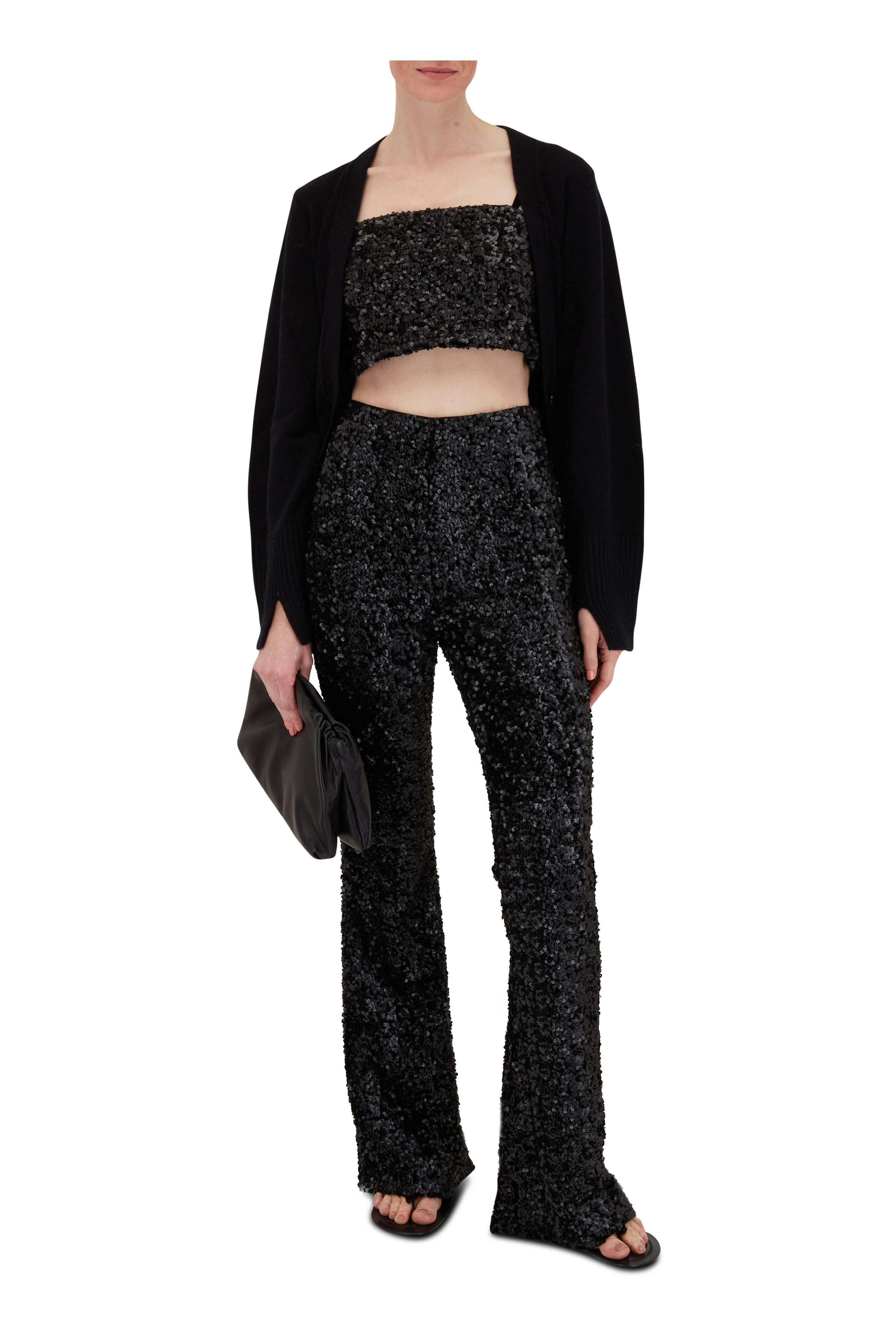 Dorothee Schumacher - Shimmering Attraction Black Sequin Pant