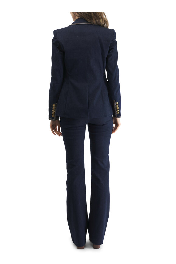 Veronica Beard - Miller Midnight Wash Denim Dickey Jacket 