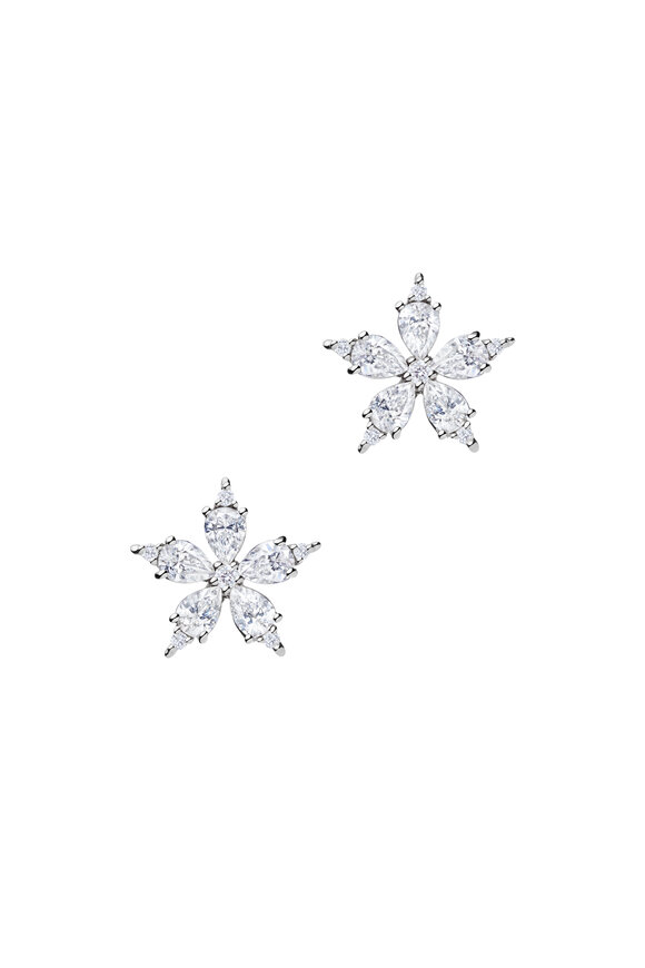 Paul Morelli Stellanise White Diamond Stud Earrings