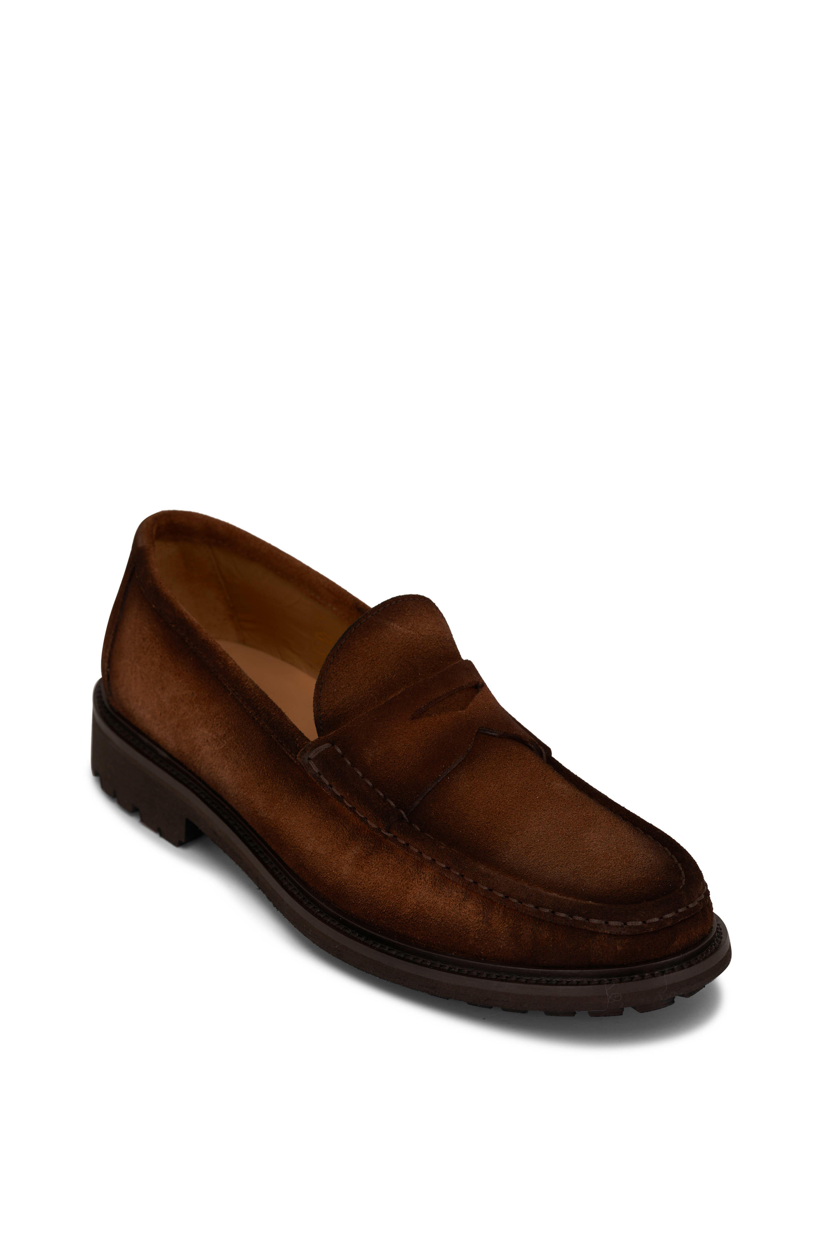 Ron White - Haydon Brown Leather Loafer | Mitchell Stores