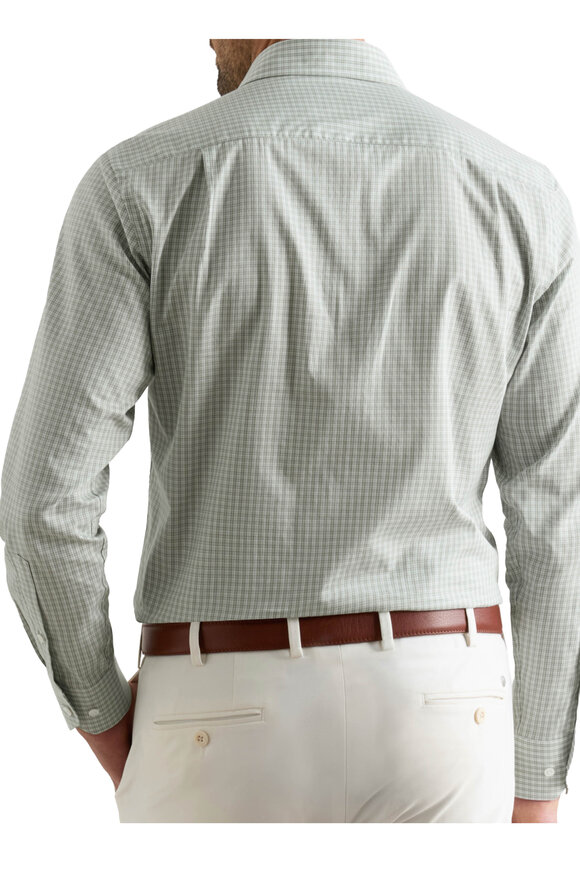 Peter Millar Dante Light Willow Cotton Sport Shirt - view 3