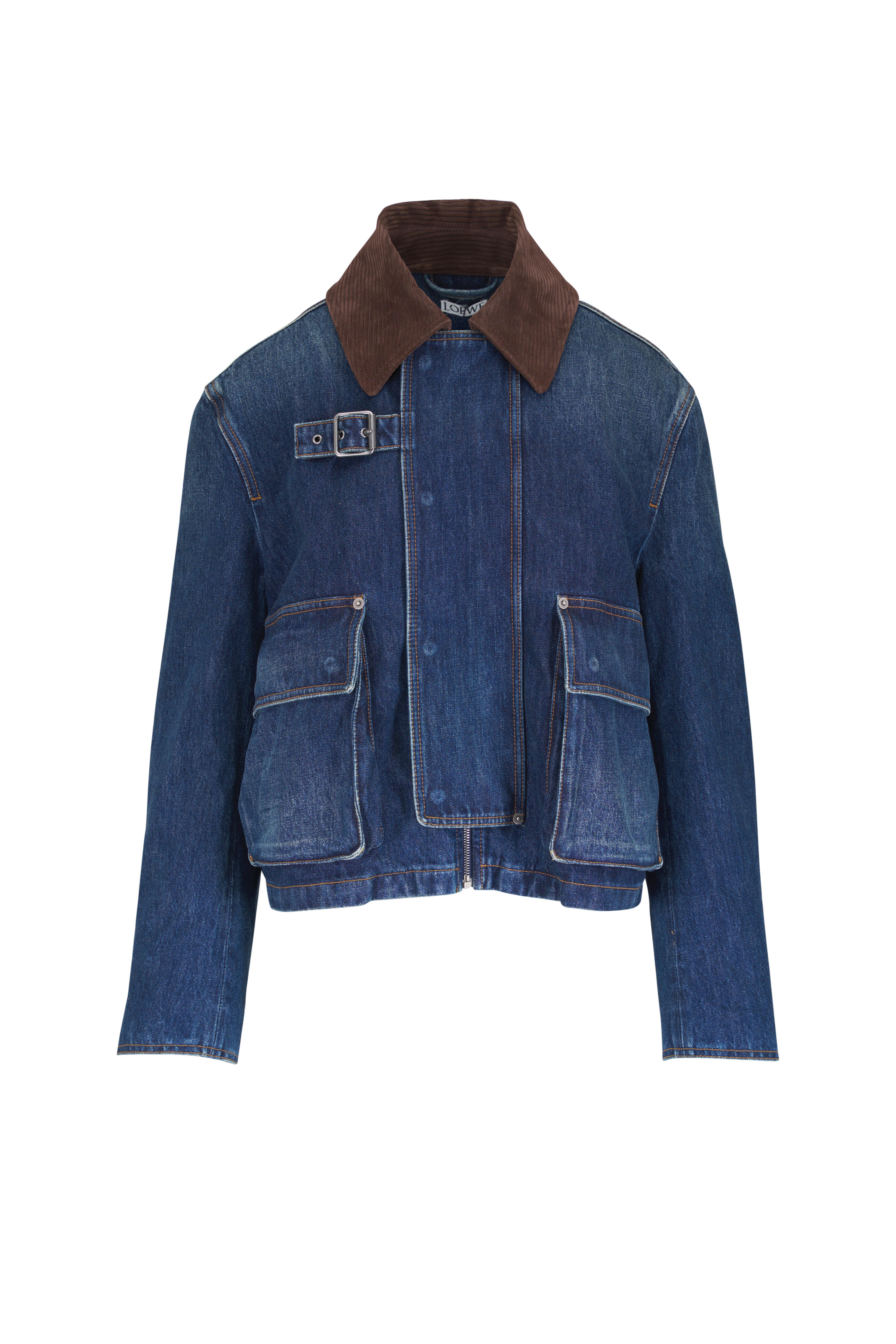 Loewe - Denim Short Parka - view 1