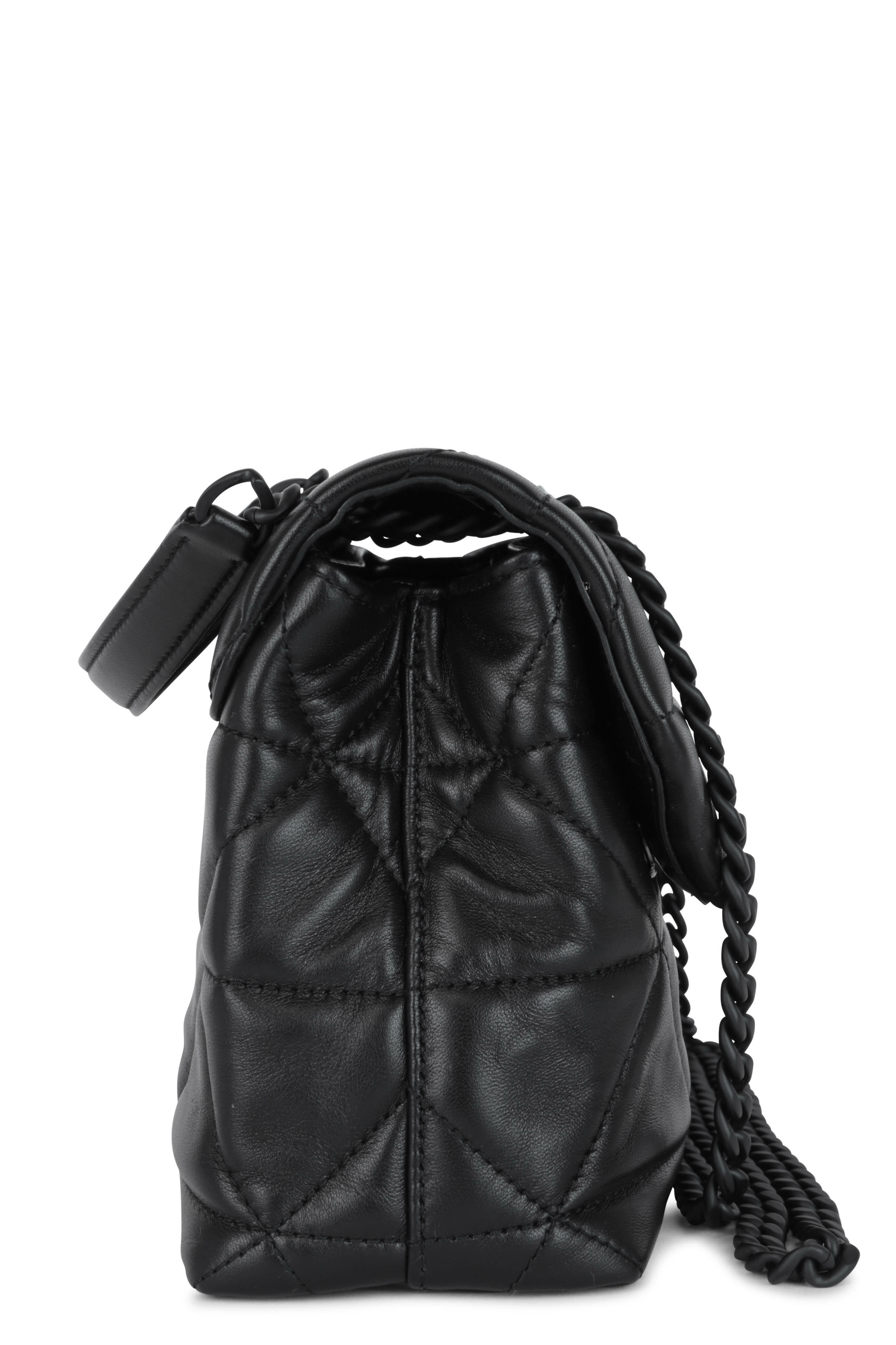 Prada Medium Spectrum Quilted Leather Shoulder Bag in Black