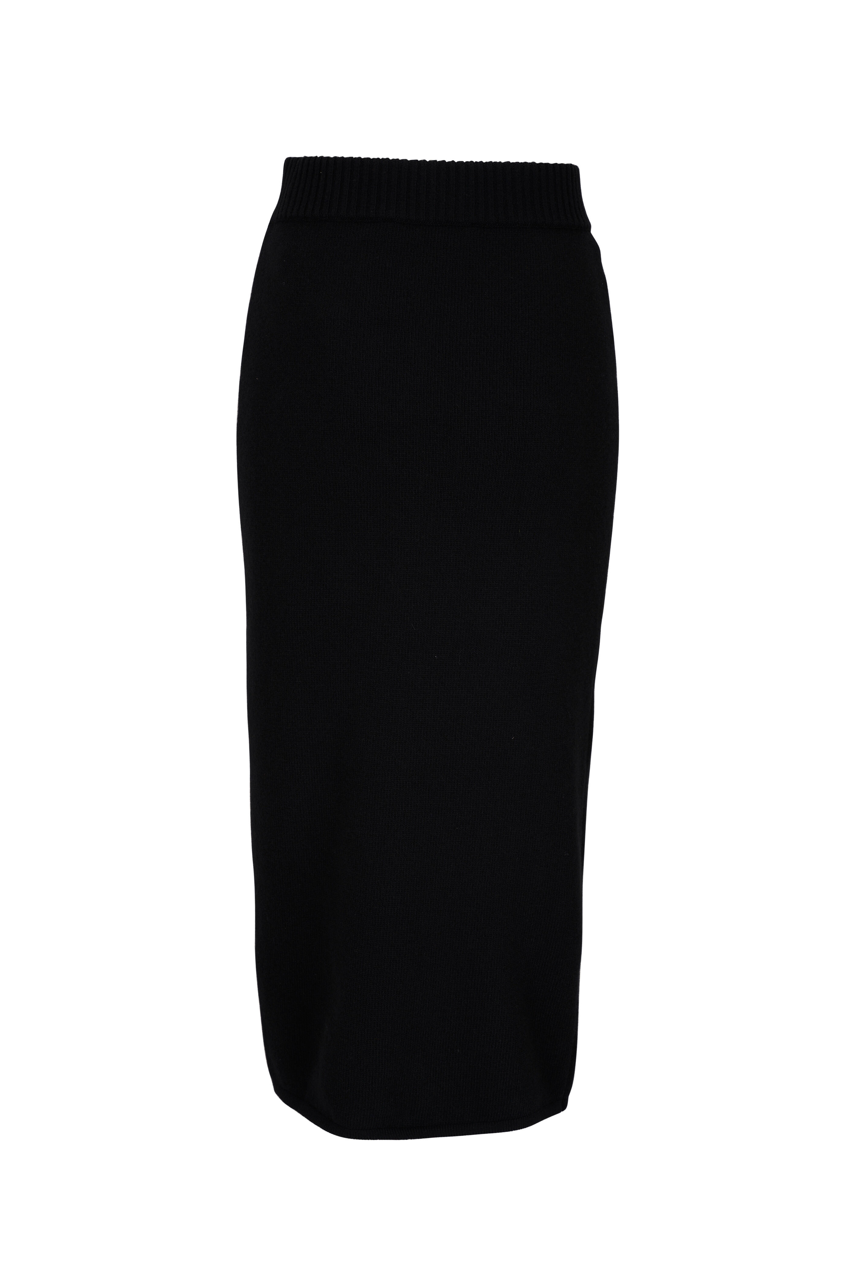 Carolina Herrera - Black Multi Floral Embroidered Pencil