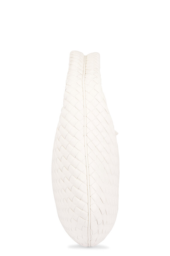 Bottega Veneta Veneta Alabaster Intrecciato Leather Shoulder Bag - view 3