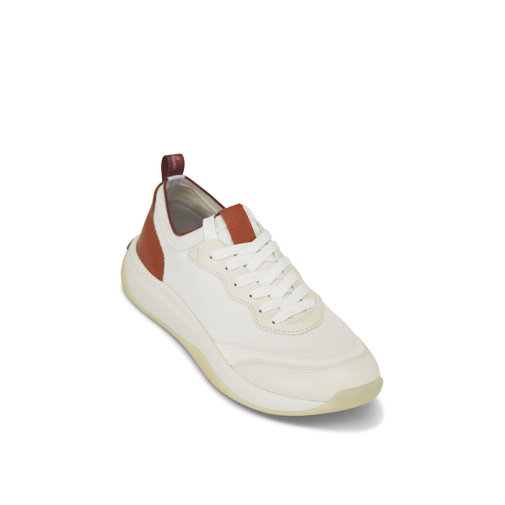 【関税&送料込】Loro Piana Virginia Loro Piana - 410 LP Walk Wish White Wool Sneaker
