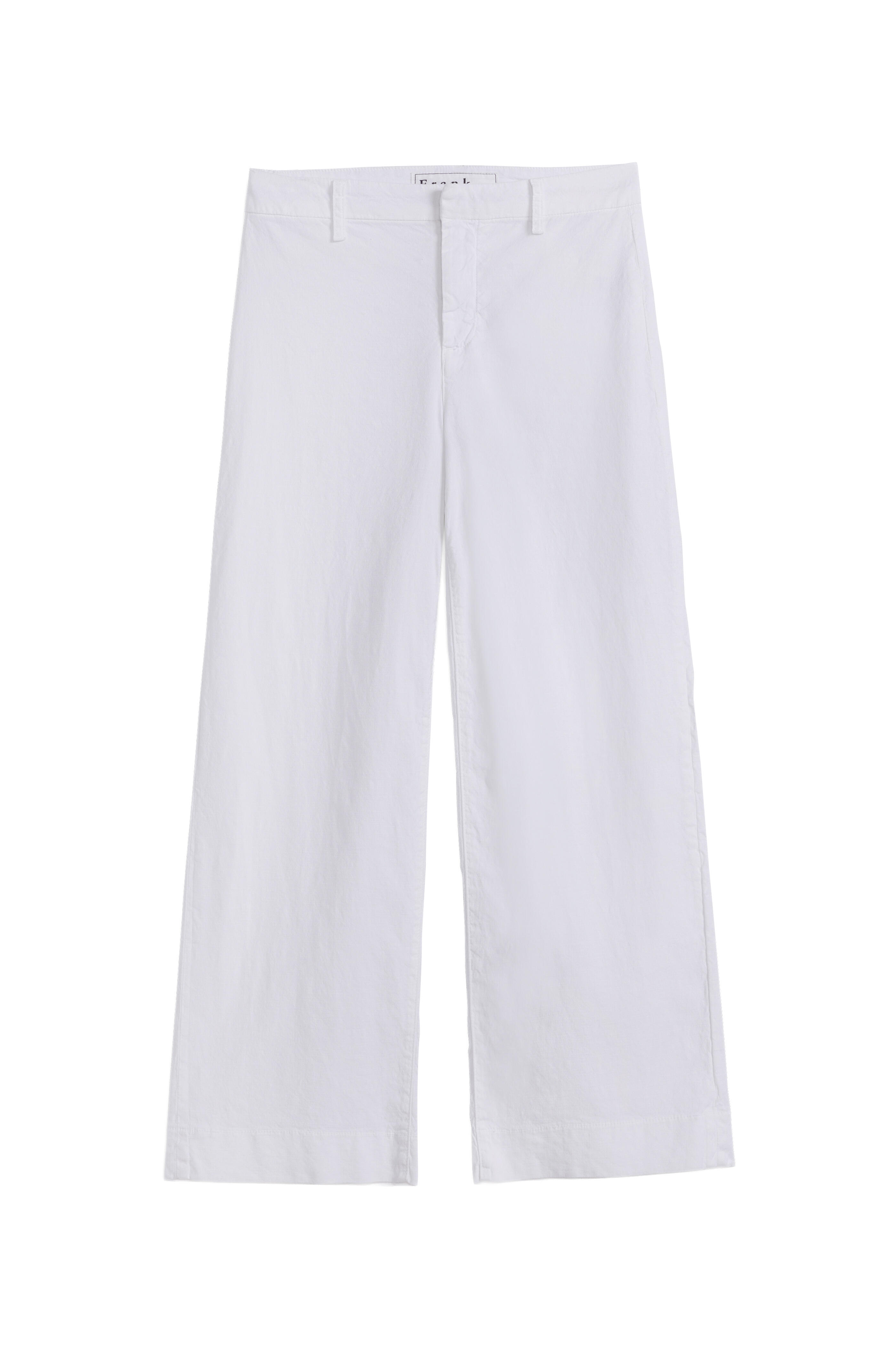 Frank & Eileen - Westport White Italian Wide Leg Chino Pant - view 1