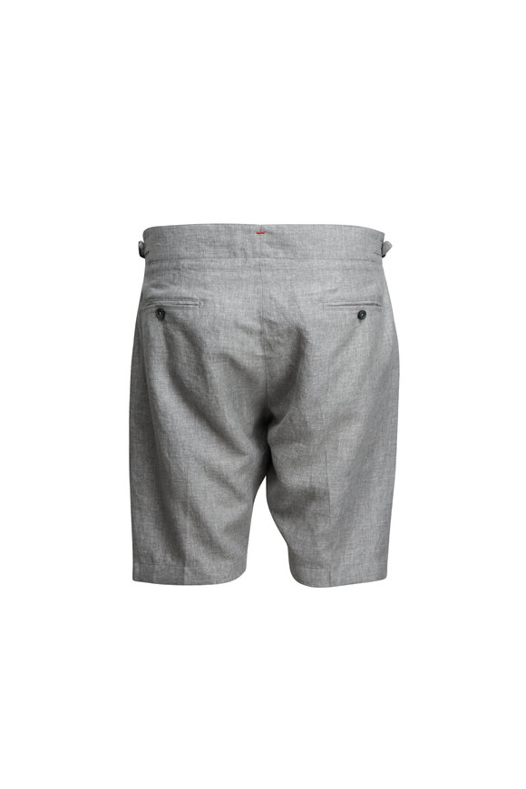 【送料&関税込】Brunello Cucinelli Linen Shorts BRUNELLO CUCINELLI Pleated linen and wool-blend shorts | NET