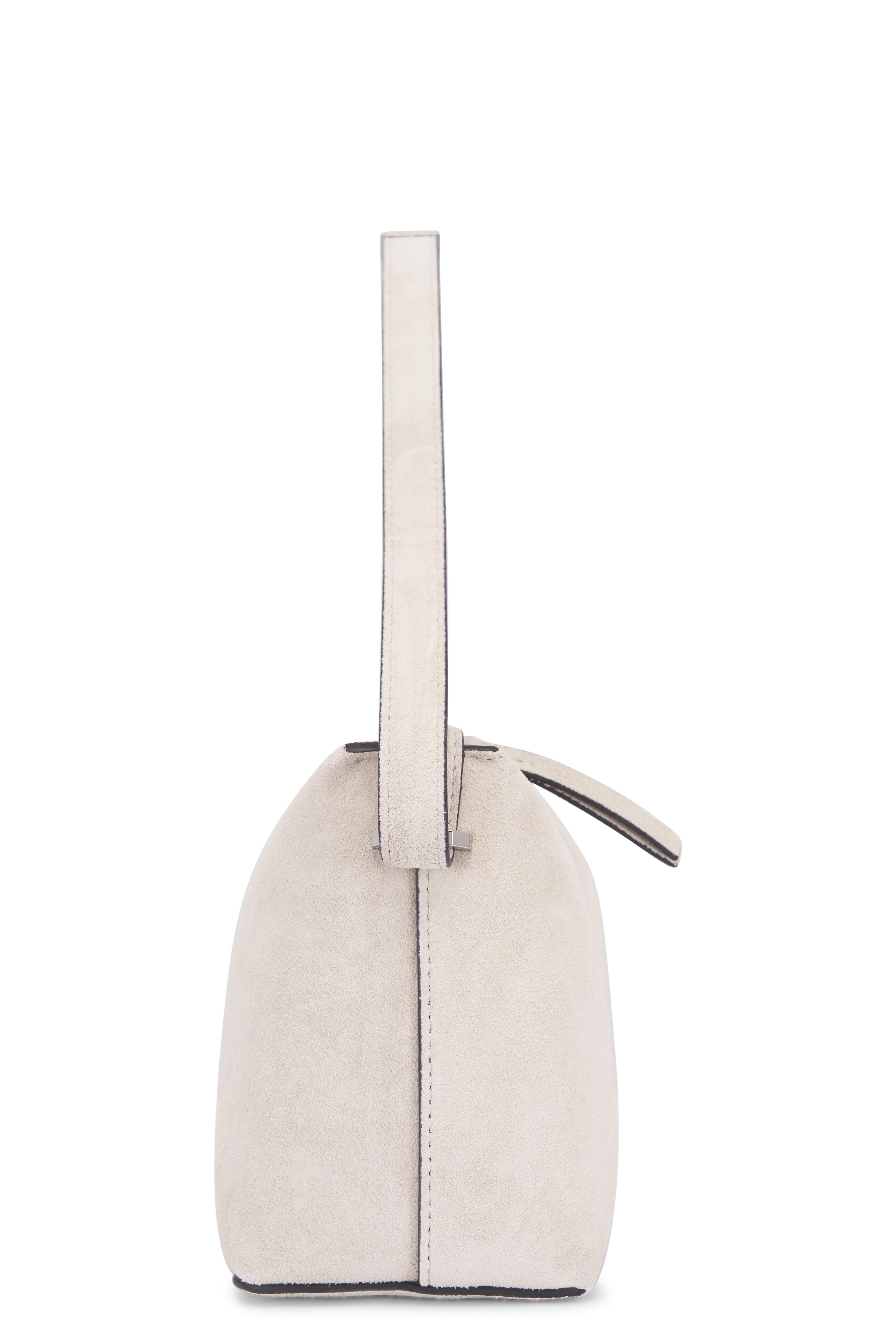 Totême - Pearl Belted Suede Clutch