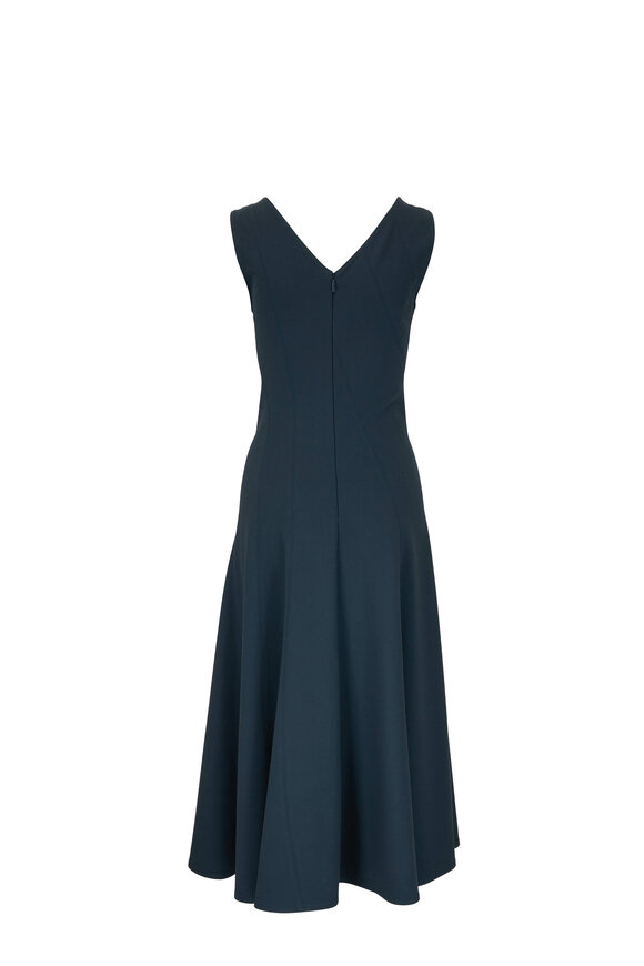 Lafayette 148 New York - Delfina Mountain Blue Sleeveless Dress