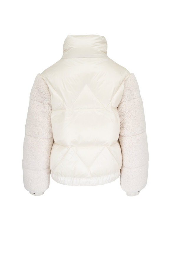 Bogner Queeny-D White Down Teddy Jacket - view 2