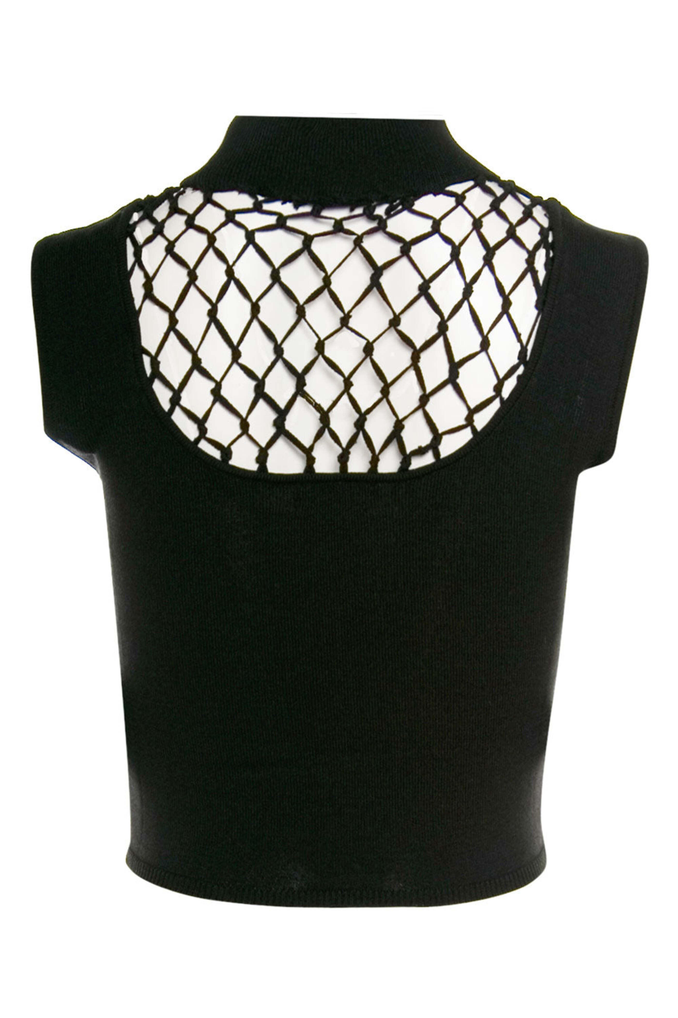Staud - Black Denise Cut out Crop Top