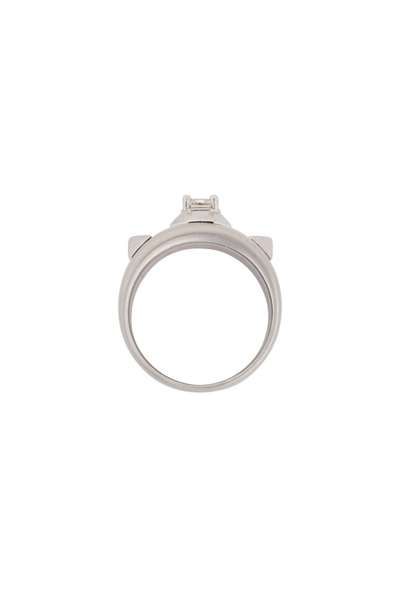 Mariani 18k White Gold Diamond Augusta Ring - view 3