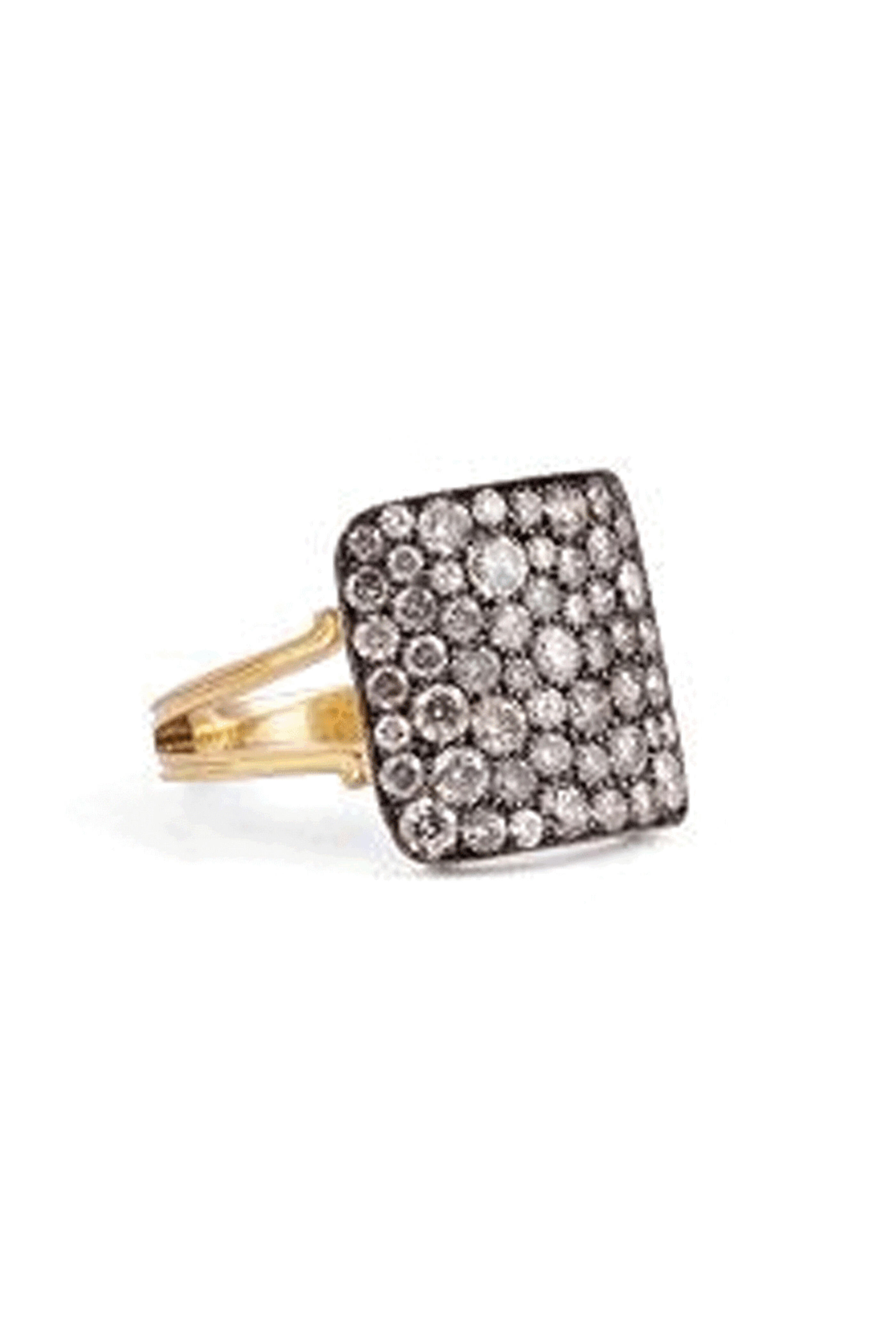Sylva & Cie - Small Grey Diamond Ten Table Ring | Mitchell Stores