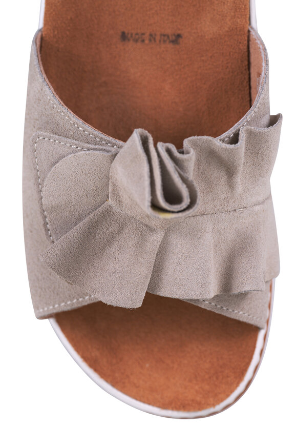 Ron White Frani Dove Suede Slide, 40mm - view 4