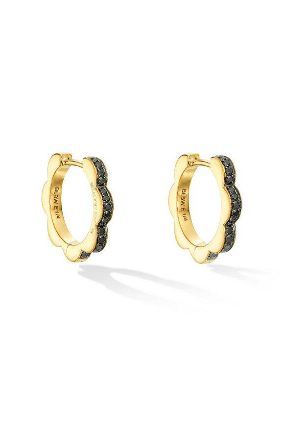 Cadar 18k Yellow Gold Small Bloom Hoop Earrings
