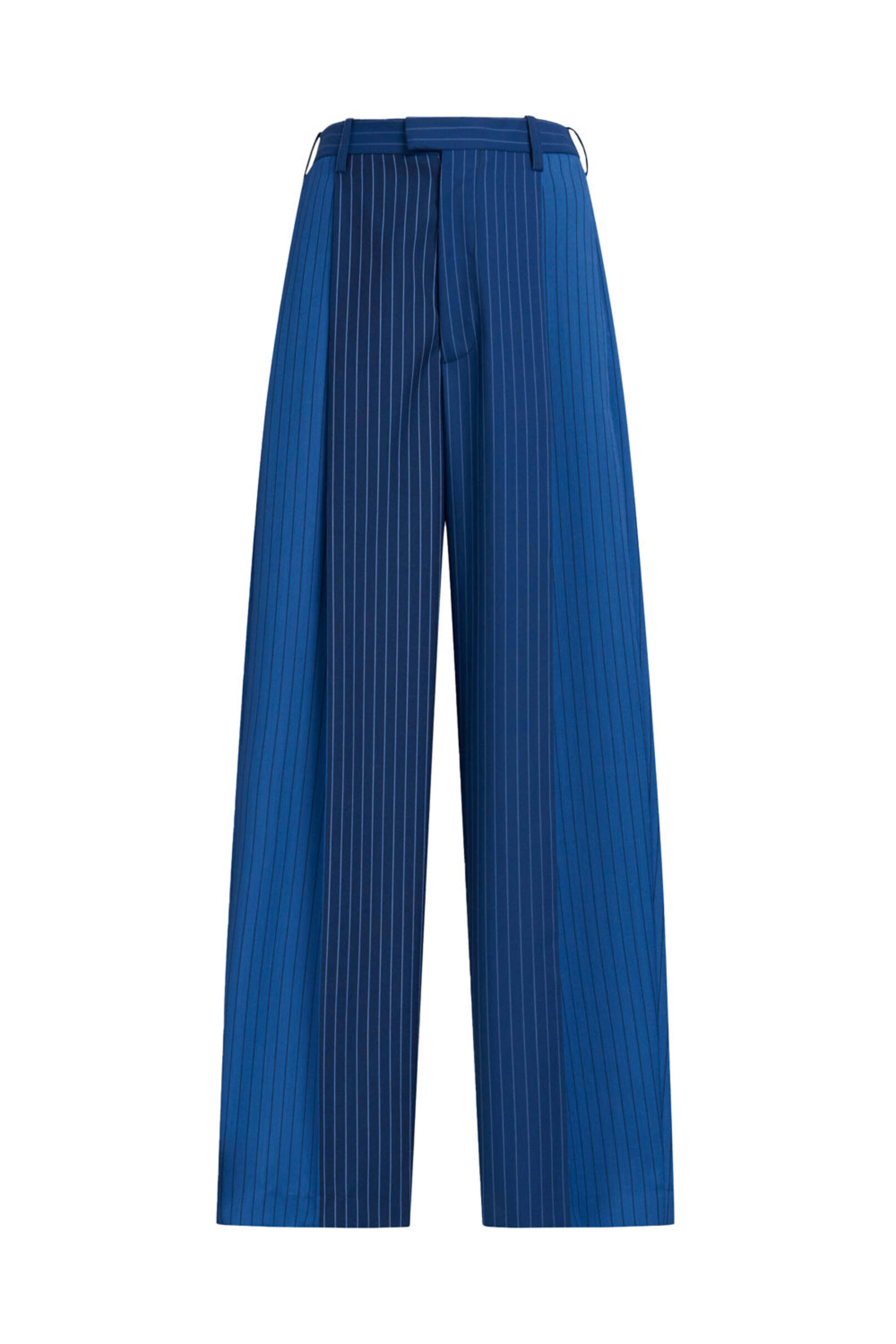 Marni - Blue Marine Degrade Pinstripe Trouser