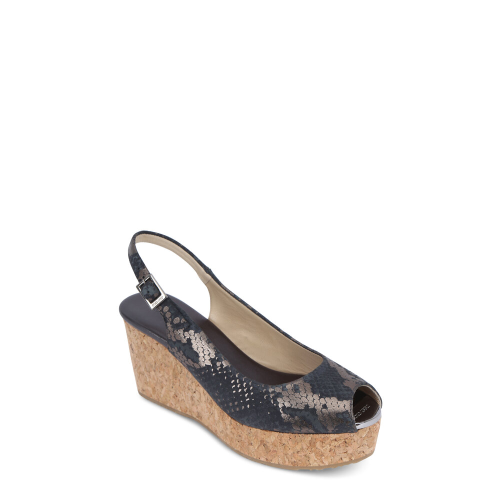 JIMMY CHOO /PRAISE Wedge Sandal 36/約23.0 sku-overnight-955955-