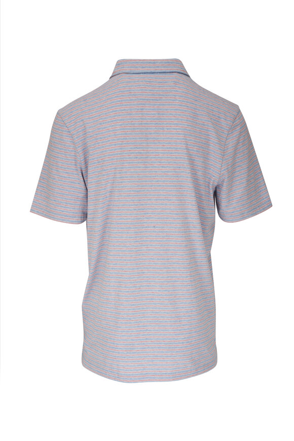 Faherty Brand Movement Horizon Stripe Polo  - view 2