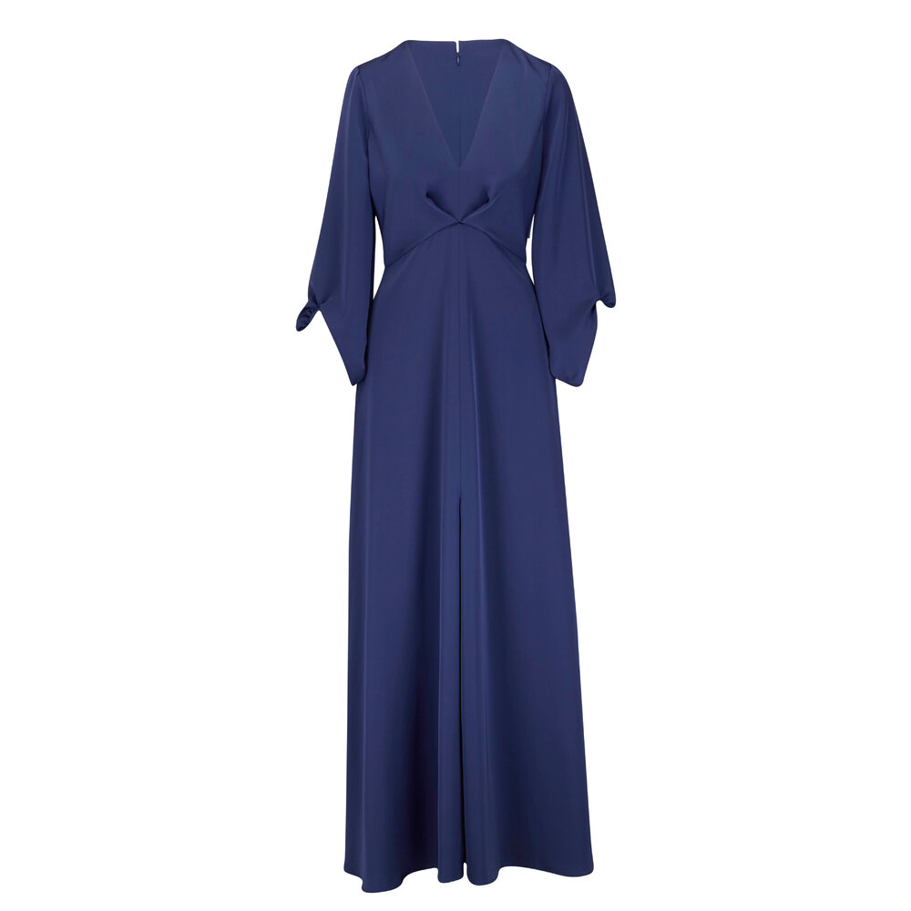 Whistles nova frill top wrap dress