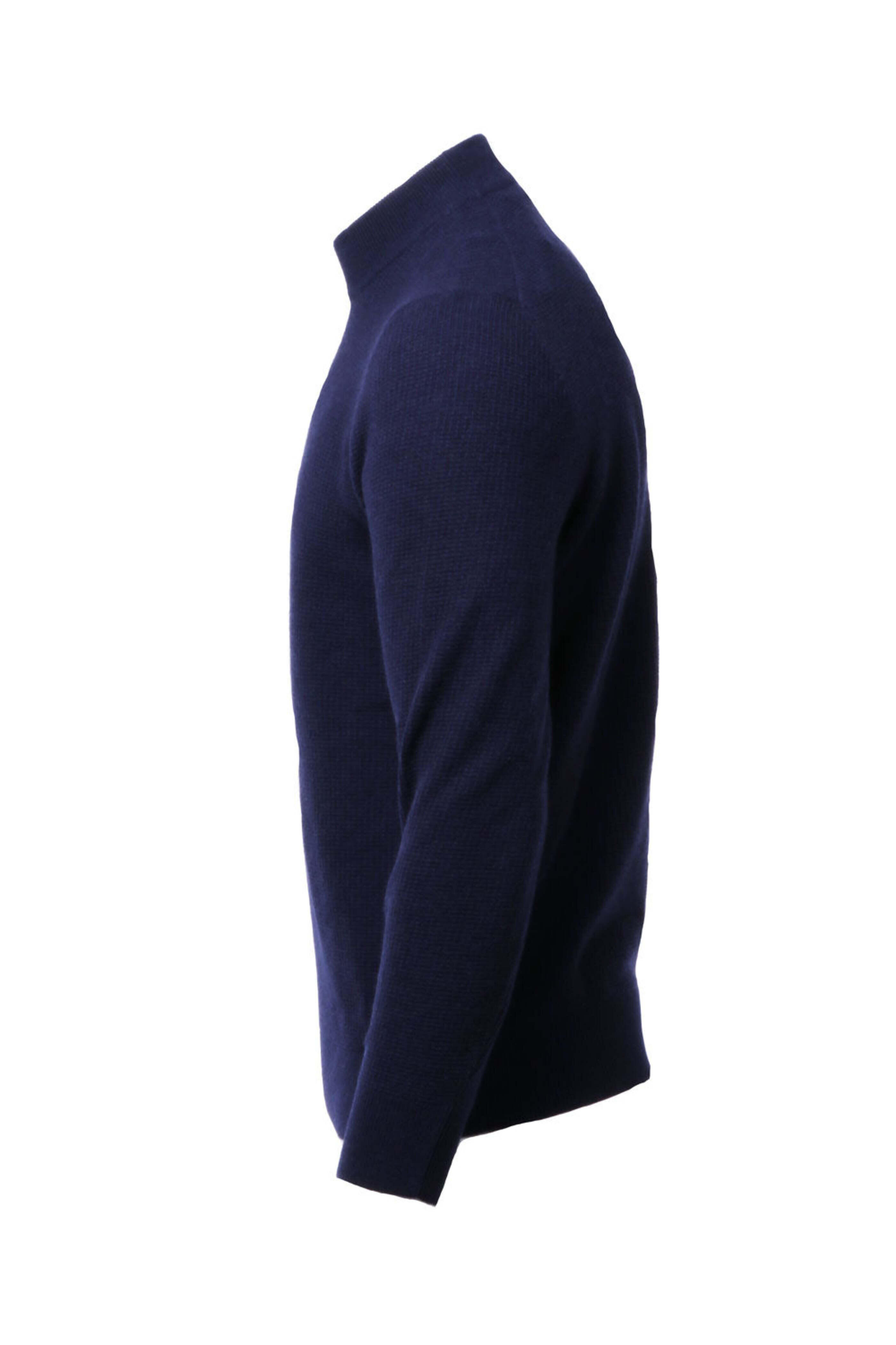 Brunello Cucinelli - Navy Blue Cashmere Mockneck
