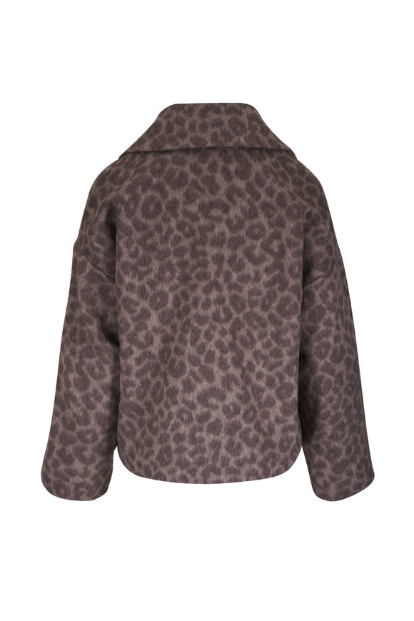 Antonelli Paros Animal Print Coat - view 2